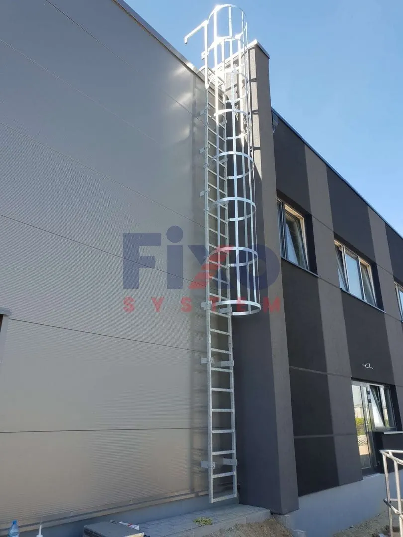 Drabiny ewakuacyjne FIXO SYSTEM realizacja