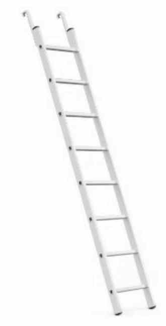 Drabina aluminiowa dostawiana z hakami